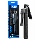 Trípode Y Bastón Selfie Extra Largo K29 (220 Cm) Con Luz y Bluetooth 1