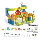 Pista De Carreras 3d Antigravedad Con Tren Eléctrico 133 Pzs 4