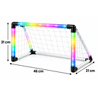 Arco De Fútbol Infantil Portable Luces Led Pelota E Inflador 6