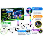 Arco De Fútbol Infantil Portable Luces Led Pelota E Inflador 5