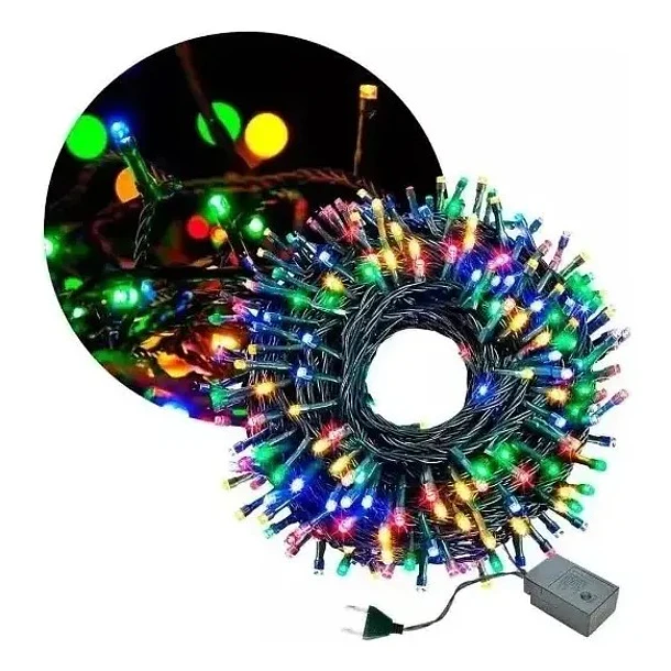 Luces De Navidad Multicolor Musical 100 Luces 7 Metros 3
