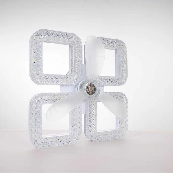Ventilador De Techo Con Lámpara Led Control Remoto Rosca E27 3