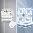 Ventilador De Techo Con Lámpara Led Control Remoto Rosca E27 5