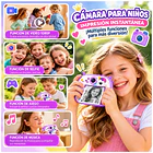 Mini Cámara Digital Infantil De Impresión Instantánea Usb 4