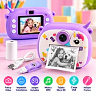 Mini Cámara Digital Infantil De Impresión Instantánea Usb 5
