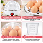 Vaporera Hervidor De Huevos Eléctrico Gallinita 7 Huevos 350w 3
