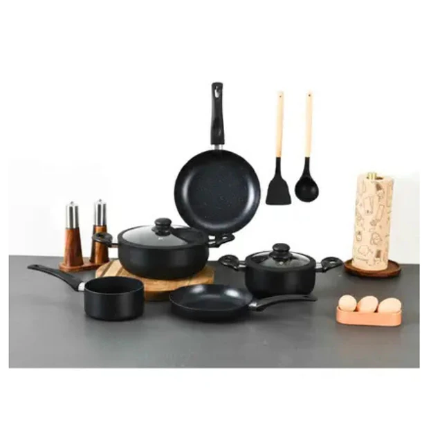 Batería De Cocina Antiadherente De Aluminio 11 Piezas 2