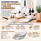 Batería De Cocina Antiadherente De Aluminio 11 Piezas 7