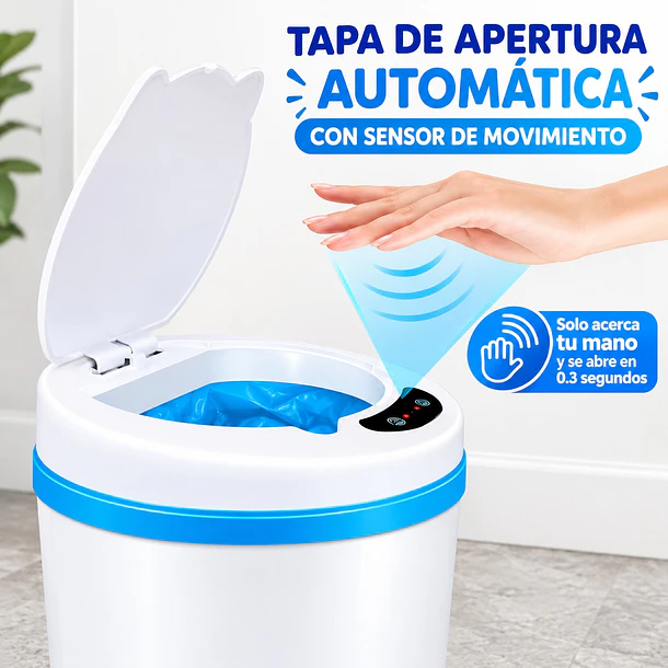 Basurero Inteligente con Sensor de Movimiento Automático e Infrarrojo 6