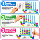 Juego De Mesa Didáctico Fun Color Sorting con 50 Retos 4