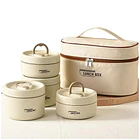 Lonchera Box Set De 4 Viandas Térmicas Con Bolso Térmico 1