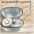 Lonchera Box Set De 4 Viandas Térmicas Con Bolso Térmico 4
