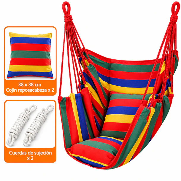 Silla Colgante Hamaca Giratoria Para Exteriores CF 6