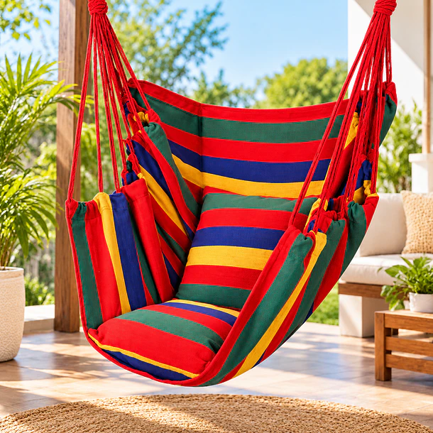 Silla Colgante Hamaca Giratoria Para Exteriores CF 7