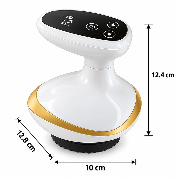 Masajeador De Ventosas Con Succión, Calor Y Acupuntura Usb 5