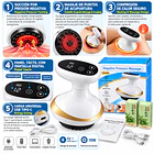 Masajeador De Ventosas Con Succión, Calor Y Acupuntura Usb 6