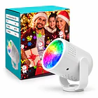 Proyector Led Navideño Y Festivo Compacto Carga Usb 1