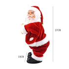 Adorno Navideño Animado Viejo Pascuero Bailarín Con Música 3