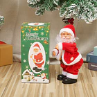 Adorno Navideño Animado Viejo Pascuero Bailarín Con Música 5
