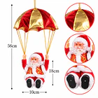 Adorno Navideño Animado Viejo Pascuero En Paracaídas Musical 2