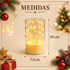 Vela LED Decorativa en Tubo con Micro Luces Fairy Light 4
