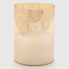 Vela LED Decorativa en Tubo con Micro Luces Fairy Light 7