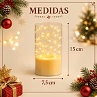 Vela LED Decorativa en Tubo con Micro Luces Fairy Light 9