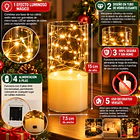 Vela LED Decorativa en Tubo con Micro Luces Fairy Light 10