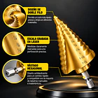 Set De 5 Brocas Escalonadas Cónicas Con Estuche Metálico 2