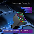 Transmisor Fm Bluetooth Y Cargador Rápido 4 En 1 Para Auto 2