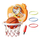 Tablero De Básquetbol Infantil 2 En 1 Con Aros Y Pelota 1