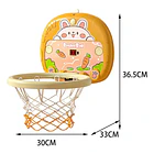 Tablero De Básquetbol Infantil 2 En 1 Con Aros Y Pelota 5