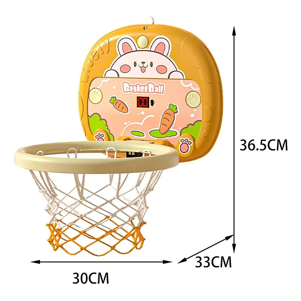 Tablero De Básquetbol Infantil 2 En 1 Con Aros Y Pelota 5