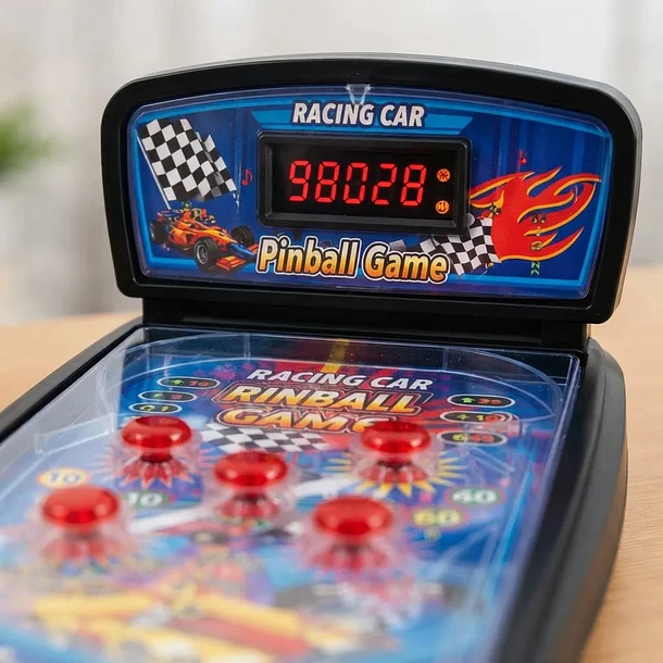 Juguete Electrónico Pinball Game Racing Car + Luces Y Sonido 4