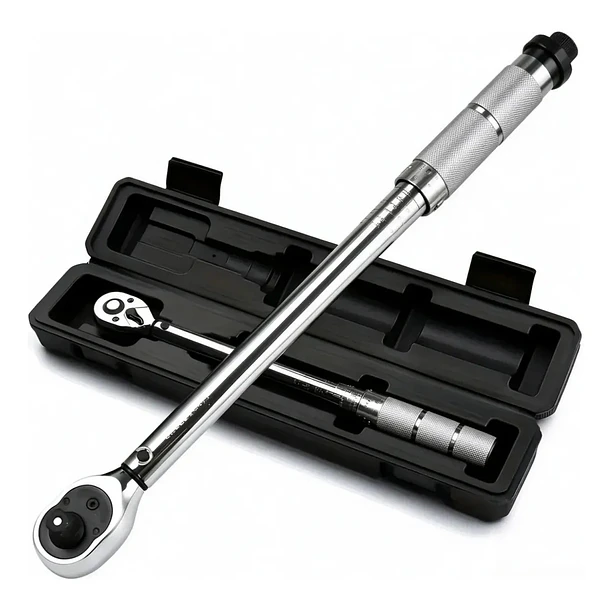 Llave Dinamométrica Profesional Ajustable con Estuche y Tabla de Torque 1