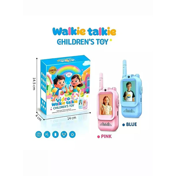 Walkie Talkie Infantil Con Pantalla Y Video Para Niños 2