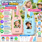 Walkie Talkie Infantil Con Pantalla Y Video Para Niños 5