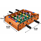 Mesa De Futbolito Tabletop Foosball Taca Taca 51x51x10cm 4