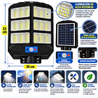 Foco Led Solar 1000w Para Exterior Con Control Remoto Ip67 4