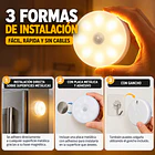 Lámpara Led Inteligente Con Sensor De Movimiento Recargable 3