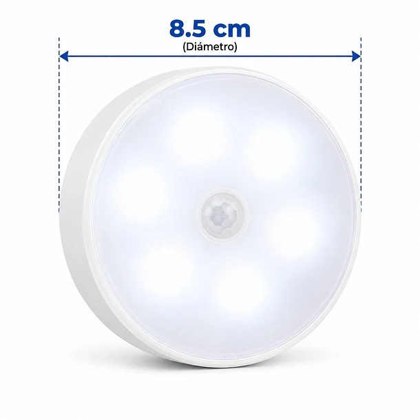 Lámpara Led Inteligente Con Sensor De Movimiento Recargable 4