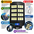 Foco Led Solar 2000w Para Exterior Con Control Remoto Ip67 5