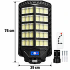 Foco Led Solar 3000w Para Exterior Con Control Remoto Ip67 5