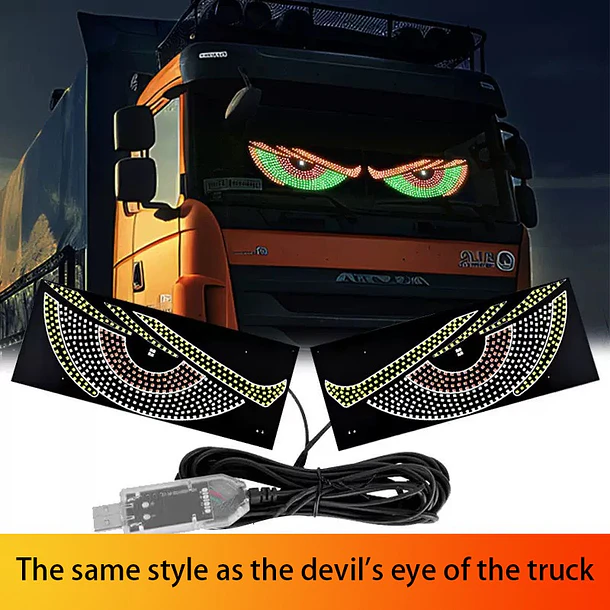 Ojos Led Devil's Eye Decorativos Con Conexión Usb 2