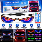 Ojos Led Devil's Eye Decorativos Con Conexión Usb 3