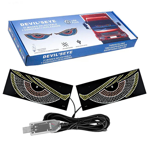 Ojos Led Devil's Eye Decorativos Con Conexión Usb