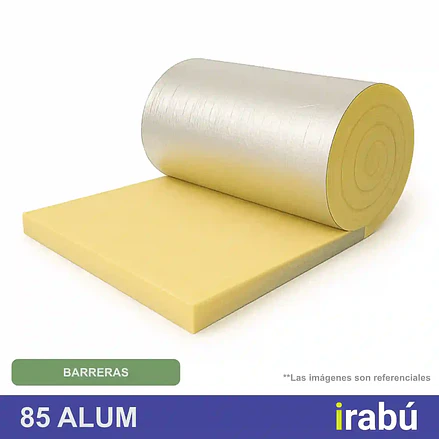 LANA DE VIDRIO ALUM 85 MM 14.4 M2 2