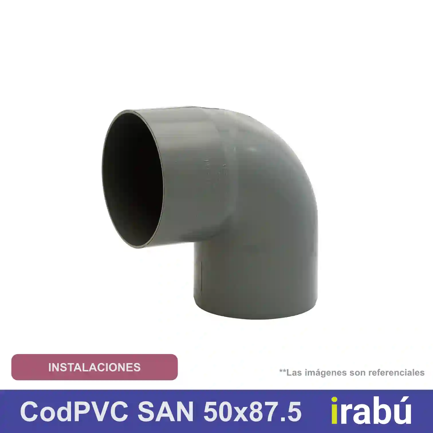 CODO PVC SAN 50X87.5 GR CC