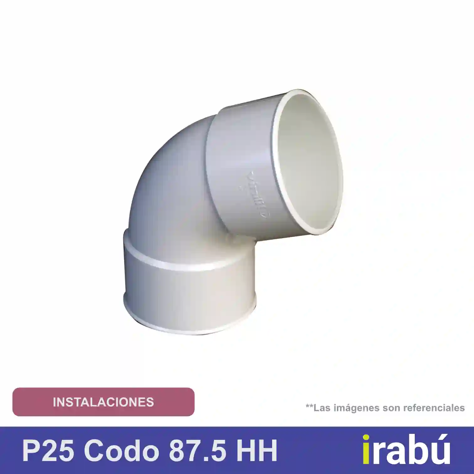 P25 BLANCO CODO 87.5 HH