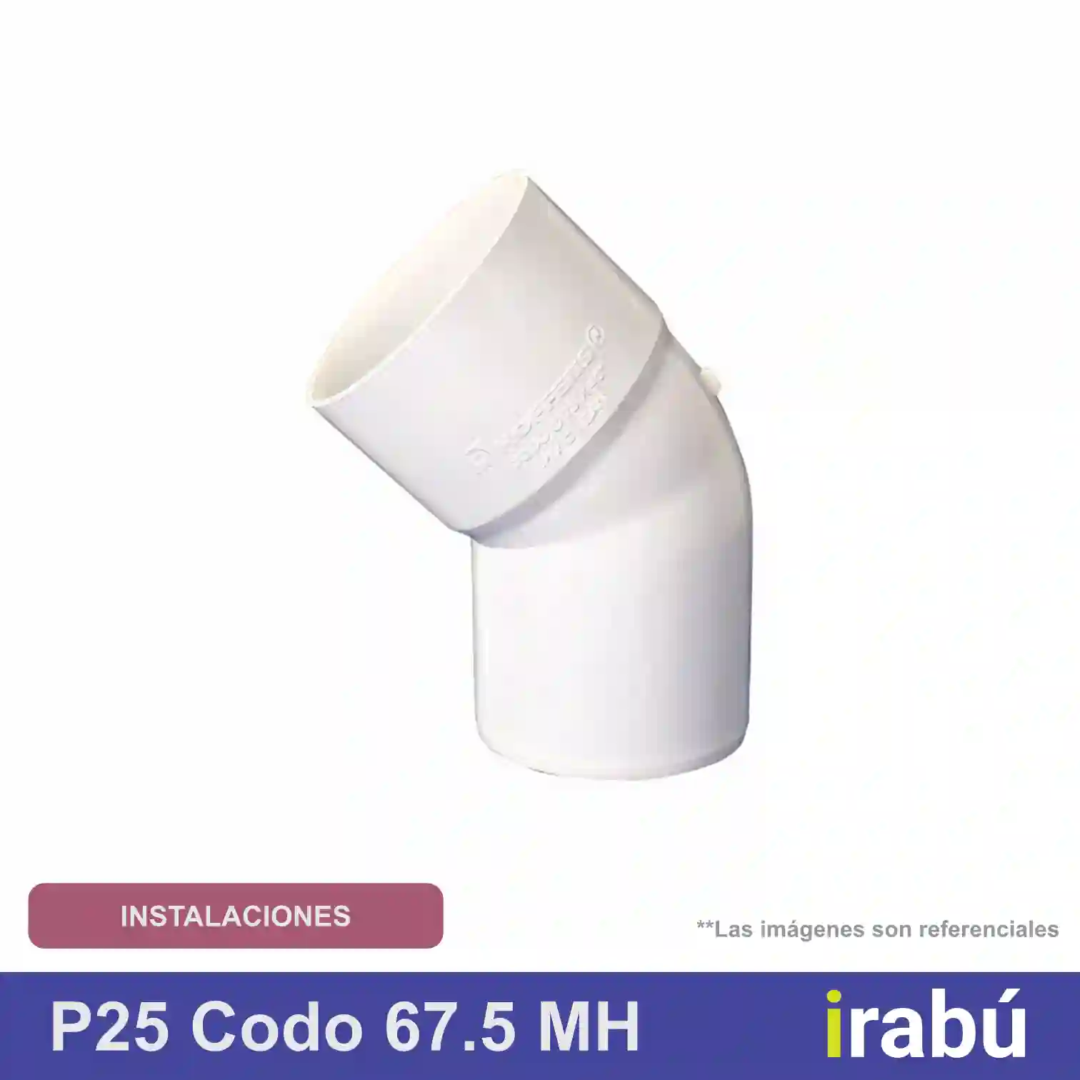 P25 BLANCO CODO 67.5 HH